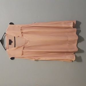 Sleeveless blouse - Soft peach/rose pink